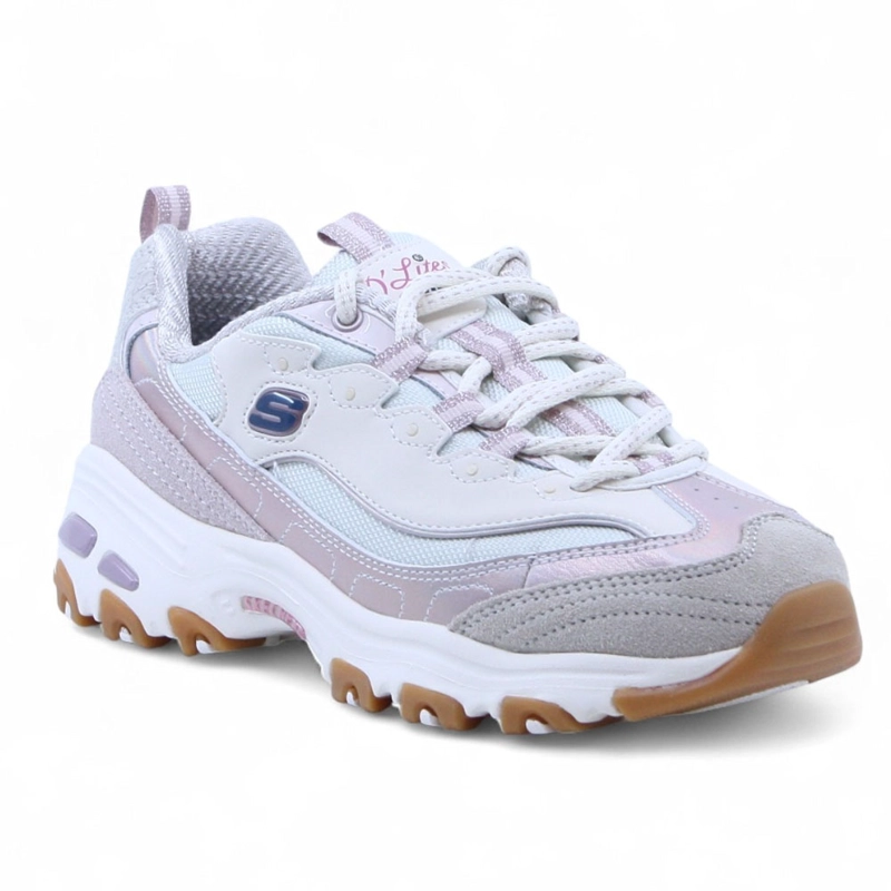 ZAPATILLAS MUJER SKECHERS D'LITES-DAZZLING SHINE ROSA CLARO 150556-LTPK - 3