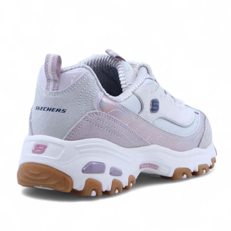 ZAPATILLAS MUJER SKECHERS D'LITES-DAZZLING SHINE ROSA CLARO 150556-LTPK - 4