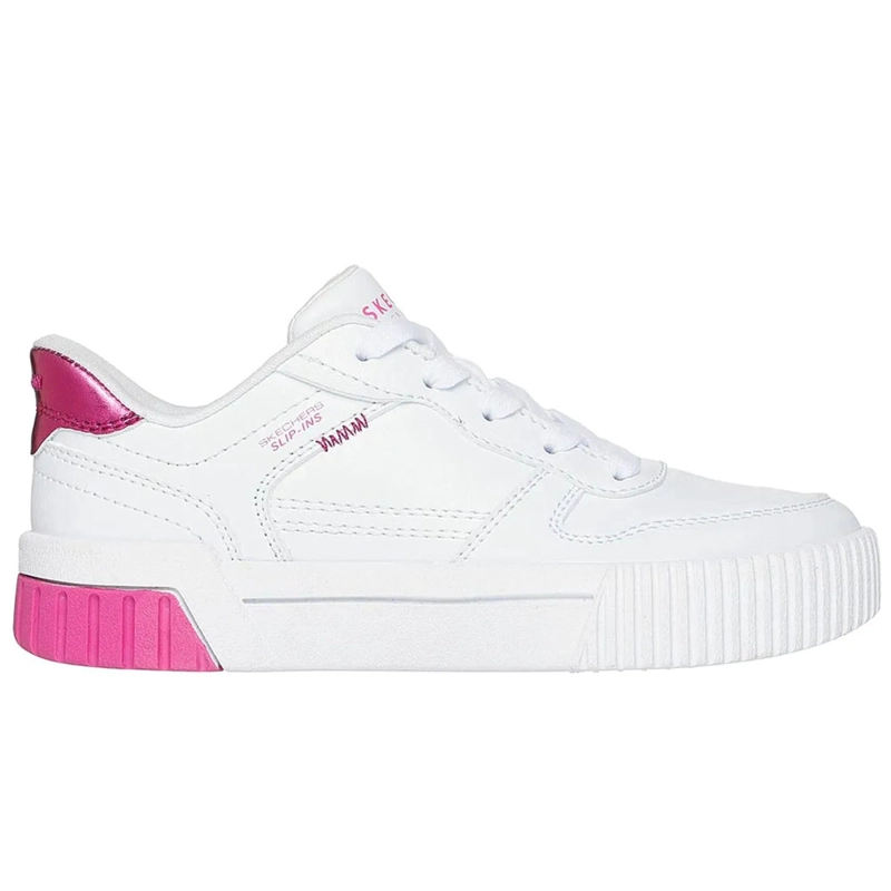 ZAPATILLAS NIÑAS SKECHERS SLIP-INS JADE - METALLIC SPRINGS BLANCO 310896L-WPK - 1