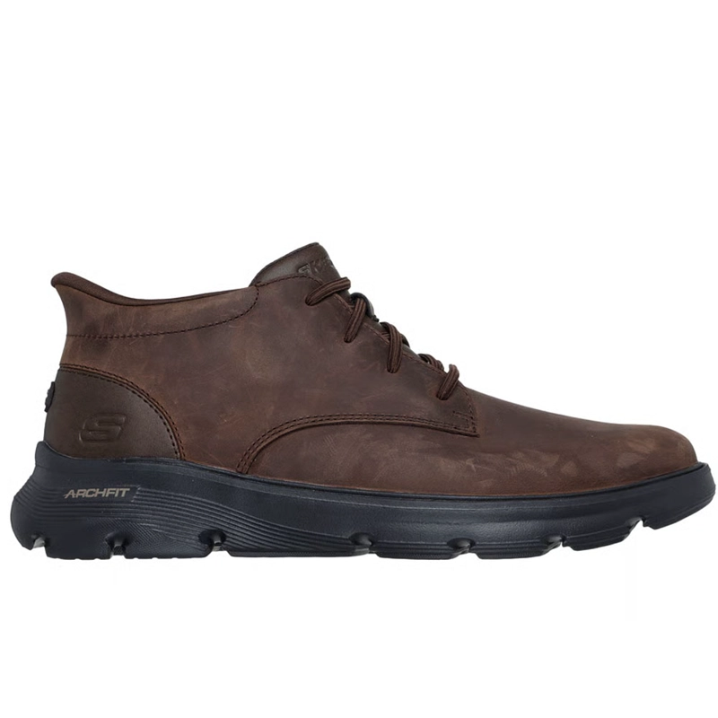 ZAPATILLAS HOMBRE SKECHERS SLIP-INS ARCH FIT GARZA - RIDLEY CHOCOLATE 205514-COC - 1