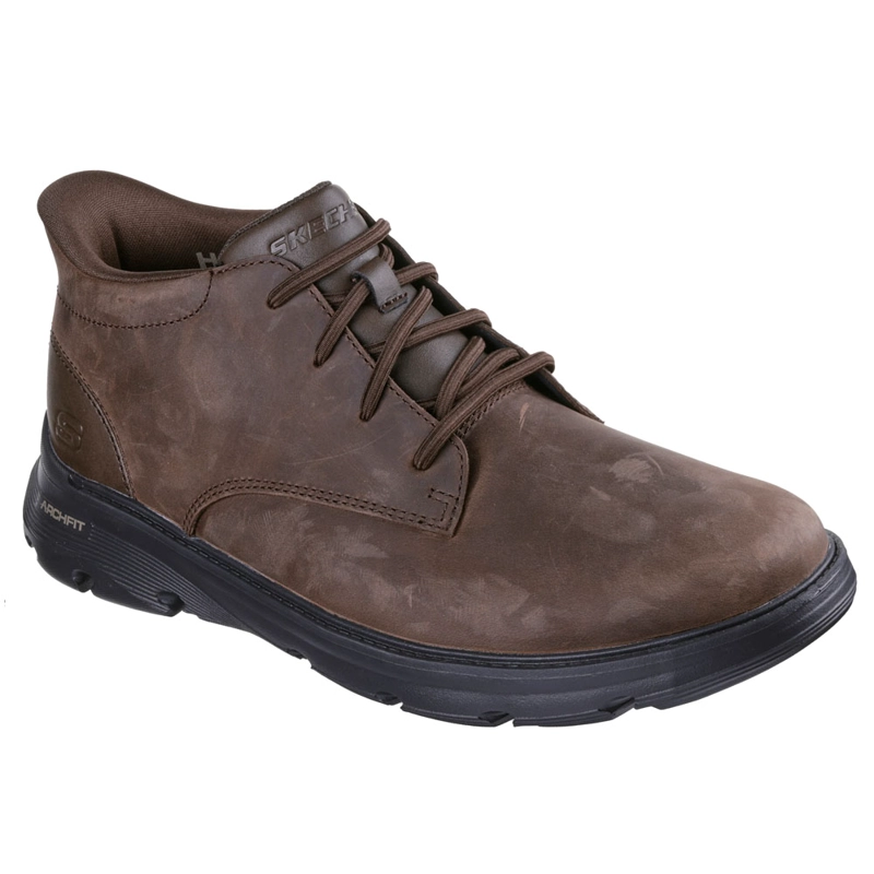 ZAPATILLAS HOMBRE SKECHERS SLIP-INS ARCH FIT GARZA - RIDLEY CHOCOLATE 205514-COC - 3