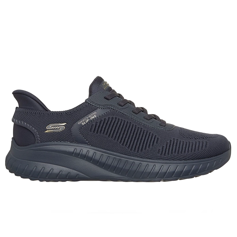 ZAPATILLAS MUJER SKECHERS SLIP-INS BOBS SQUAD CHAOS - CURRENT MU AZUL OSCURO - 1