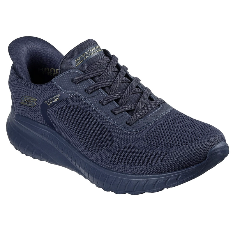 ZAPATILLAS MUJER SKECHERS SLIP-INS BOBS SQUAD CHAOS - CURRENT MU AZUL OSCURO - 3