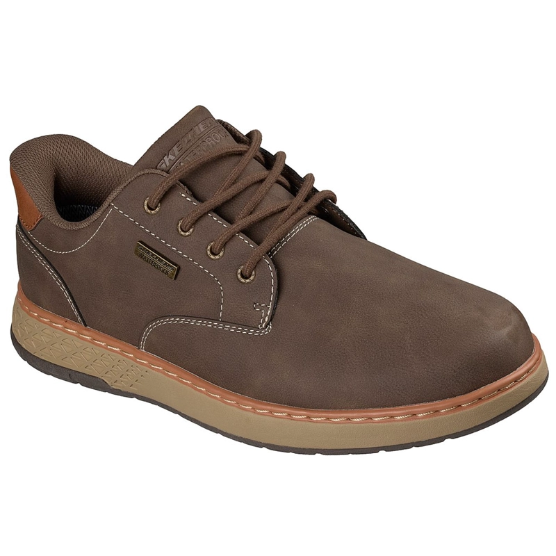 ZAPATILLAS WATERPROOF HOMBRE SKECHERS GARLAN CHOCOLATE 205649-CHOC - 3