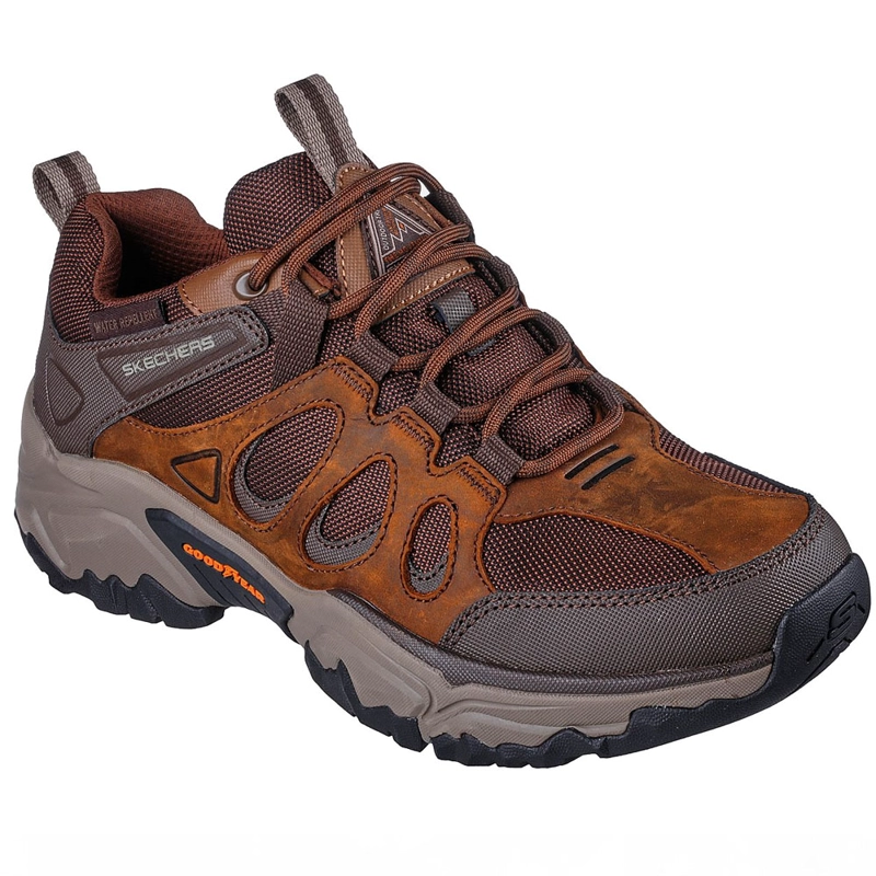 ZAPATILLAS WATER REPELLENT TRAIL HOMBRE SKECHERS TERRAFORM - SELVIN MARRON - 3