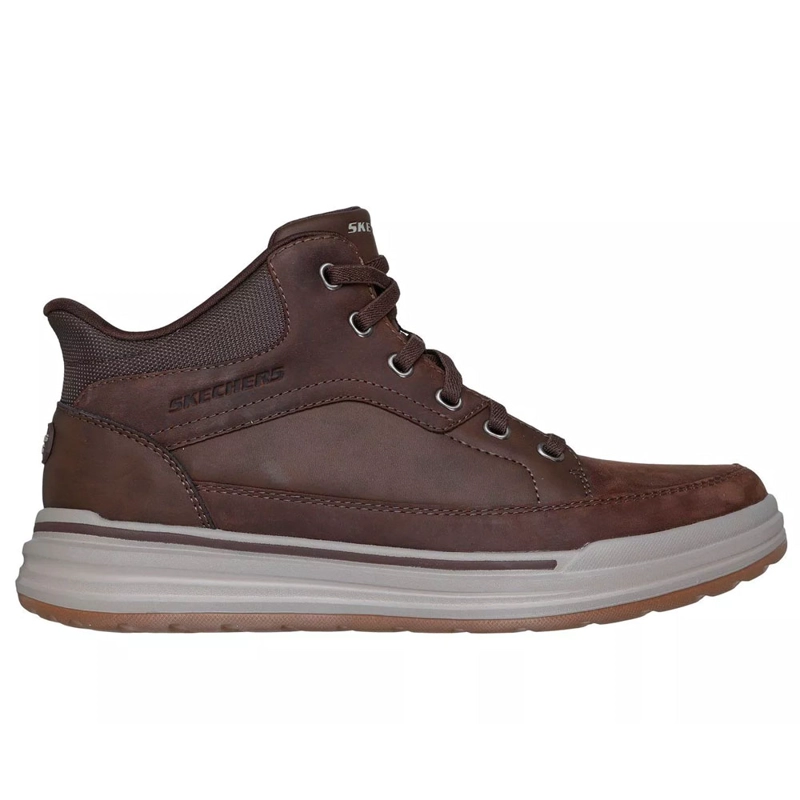 ZAPATILLAS HOMBRE SKECHERS SLIP-INS STERLING CAÑA ALTA MARRON 211233-BRN - 1