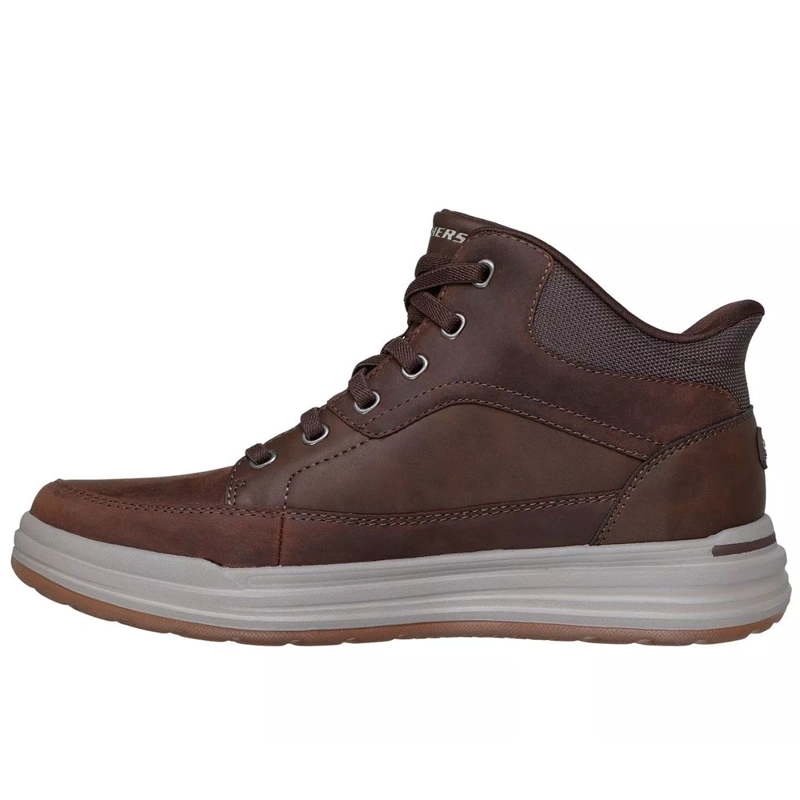 ZAPATILLAS HOMBRE SKECHERS SLIP-INS STERLING CAÑA ALTA MARRON 211233-BRN - 2