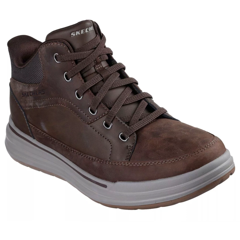 ZAPATILLAS HOMBRE SKECHERS SLIP-INS STERLING CAÑA ALTA MARRON 211233-BRN - 3