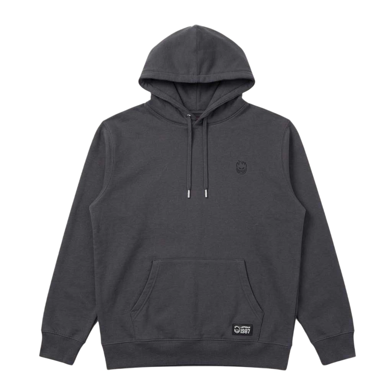 POLERON HOODIE OVERSIZED HOMBRE SPITFIRE GRIP STATE GRIS - 1