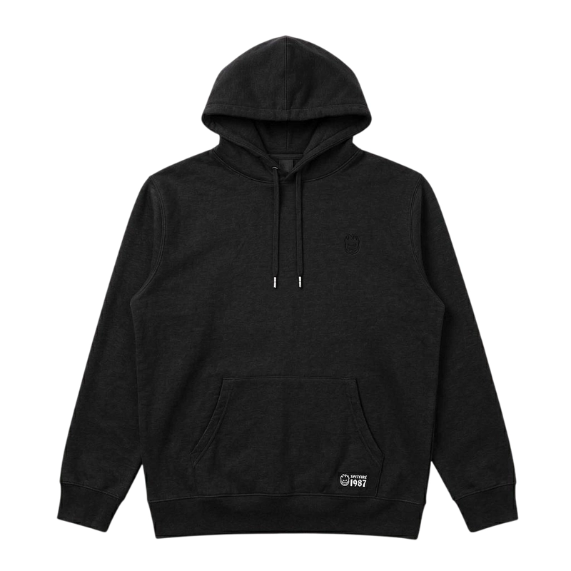 POLERON HOODIE OVERSIZED HOMBRE SPITFIRE GRIP STATE NEGRO - 1