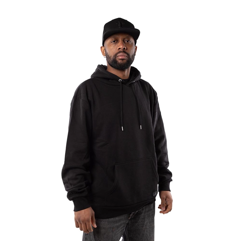 POLERON HOODIE OVERSIZED HOMBRE SPITFIRE GRIP STATE NEGRO - 2