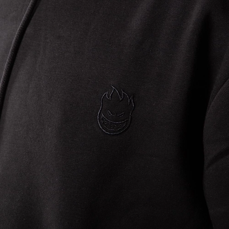 POLERON HOODIE OVERSIZED HOMBRE SPITFIRE GRIP STATE NEGRO - 5