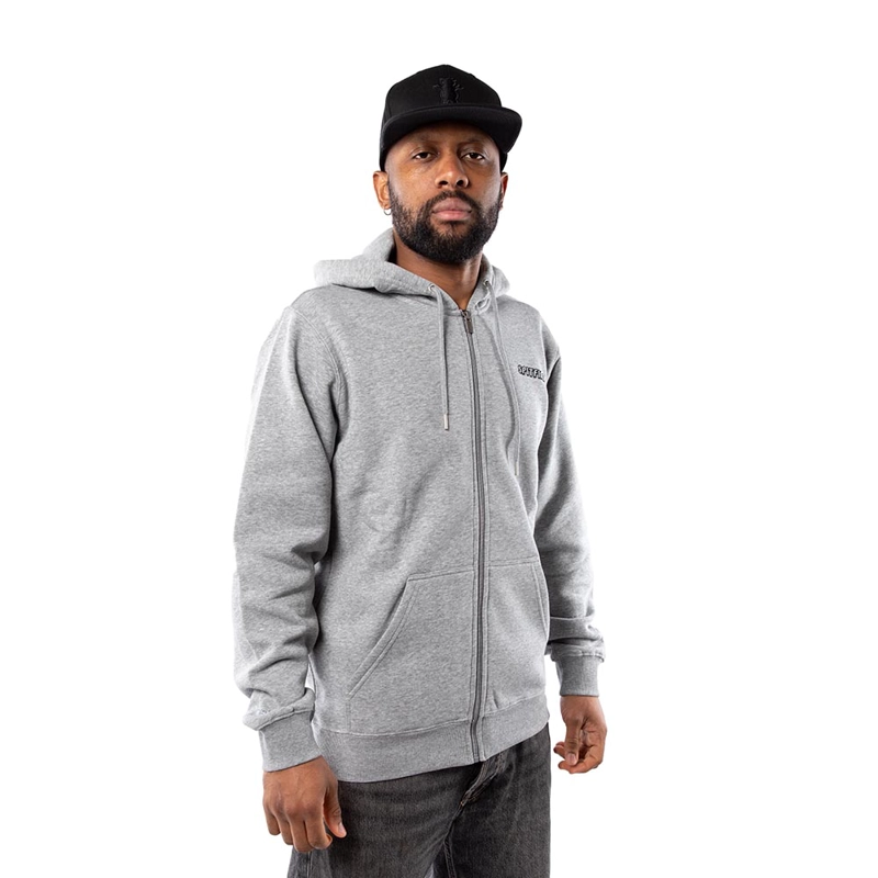 POLERON FULL ZIPPER HOMBRE SPITFIRE GRIP STATE GRIS - 2