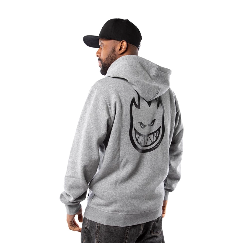 POLERON FULL ZIPPER HOMBRE SPITFIRE GRIP STATE GRIS - 4