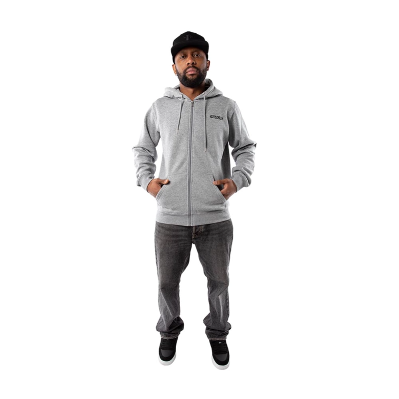 POLERON FULL ZIPPER HOMBRE SPITFIRE GRIP STATE GRIS - 5