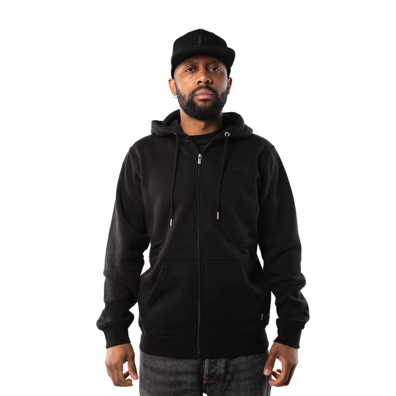 POLERON FULL ZIPPER HOMBRE SPITFIRE GRIP STATE NEGRO - 2