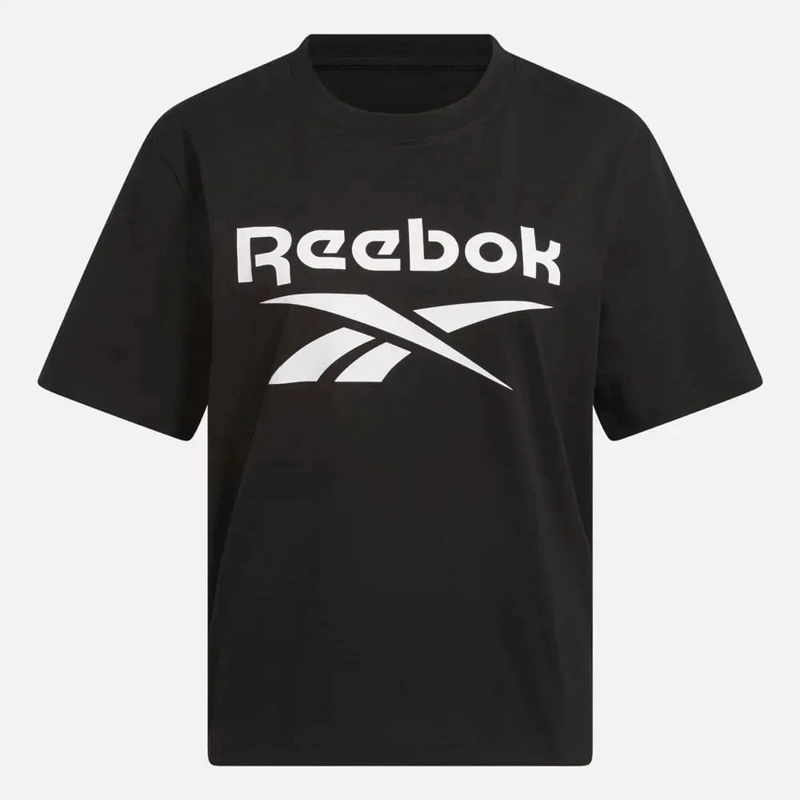 POLERA MUJER REEBOK CLASSICS BIG LOGO TEE ALGODON NEGRO - 1