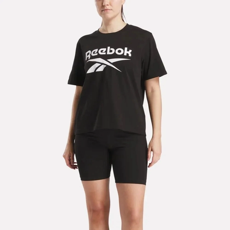 POLERA MUJER REEBOK CLASSICS BIG LOGO TEE ALGODON NEGRO - 2