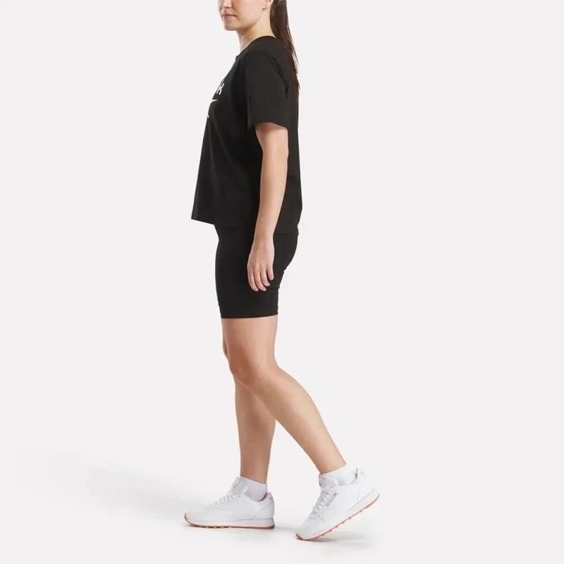 POLERA MUJER REEBOK CLASSICS BIG LOGO TEE ALGODON NEGRO - 3