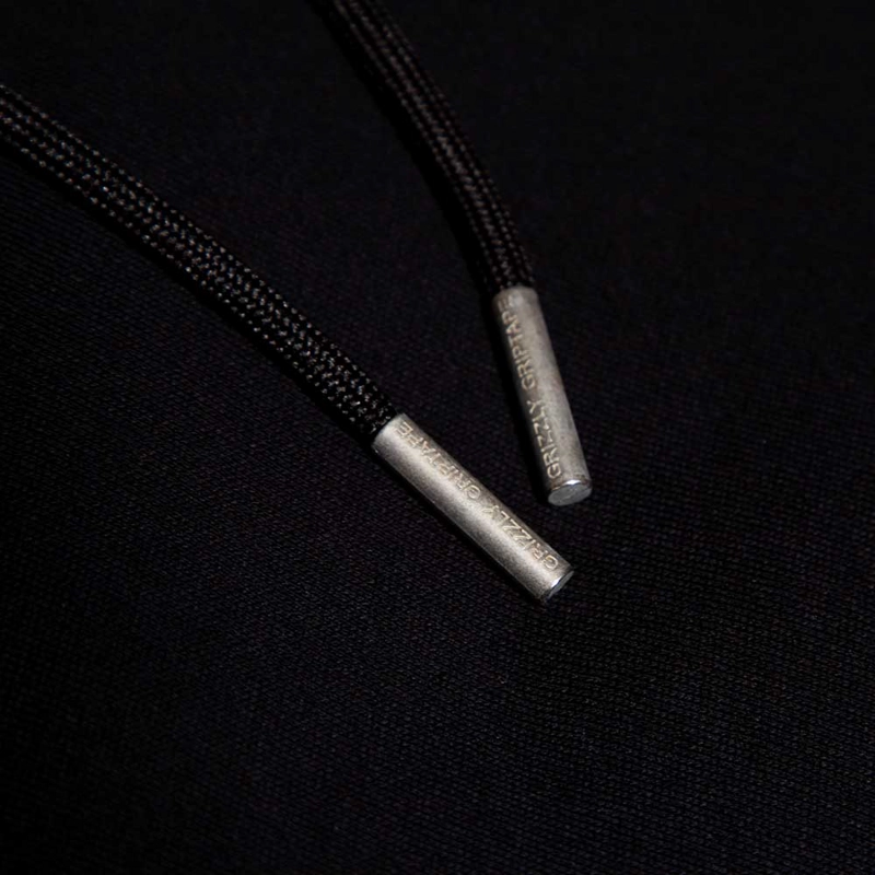 POLERON HOODIE HOMBRE GRIZZLY GRIPTAPE OG BEAR NEGRO BLANCO - 2