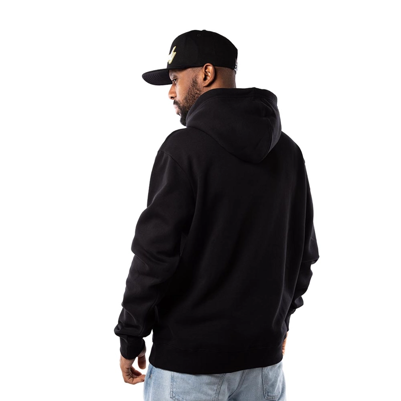 POLERON HOODIE HOMBRE GRIZZLY GRIPTAPE OG BEAR NEGRO BLANCO - 6