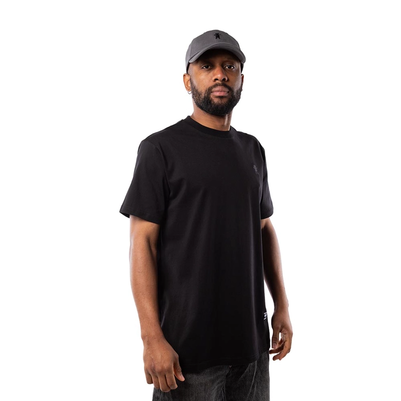 POLERA HOMBRE GRIZZLY GRIPTAPE EMBROIDERED OG BEAR ALL NEGRO - 3