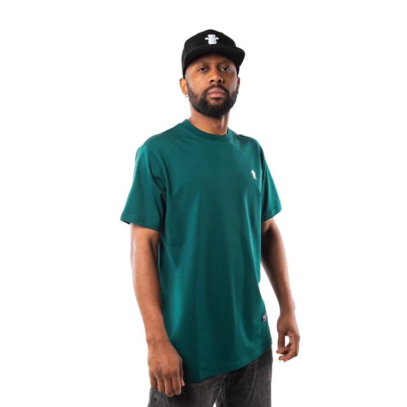 POLERA HOMBRE GRIZZLY GRIPTAPE EMBROIDERED OG BEAR VERDE - 2
