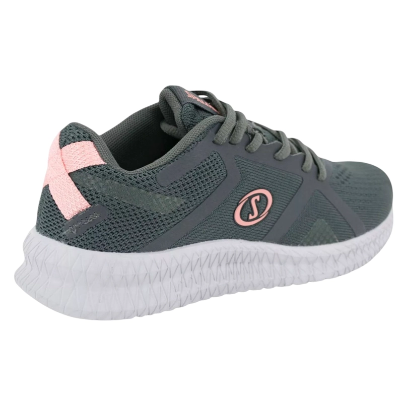 ZAPATILLA MUJER URBANA MESH SPALDING ZFF2015 GRIS - 3