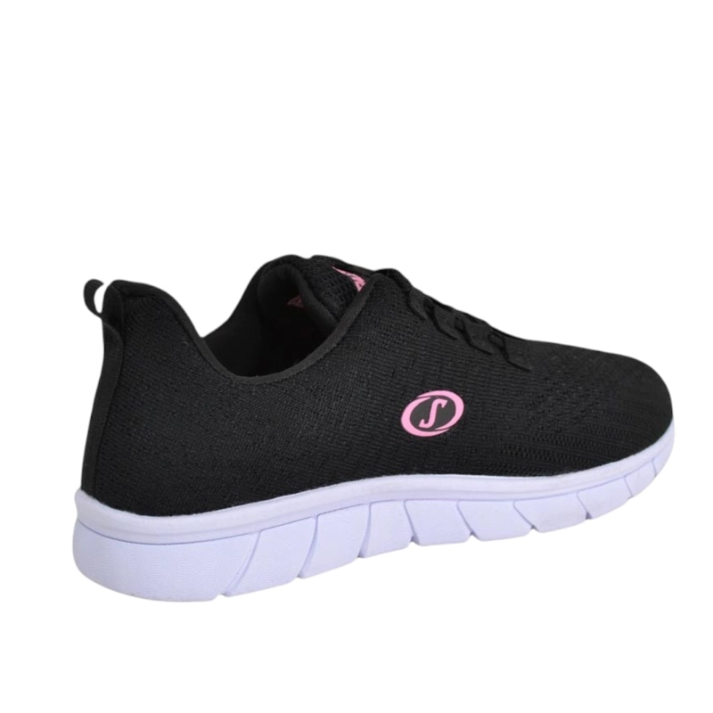 ZAPATILLA MUJER URBANA MESH SPALDING ZFF2027 NEGRO - 3