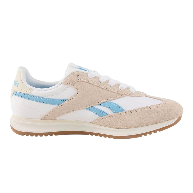 ZAPATILLAS REEBOK MUJER WORLD 70 BLANCO AZUL BEIGE - 1