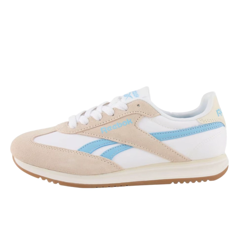 ZAPATILLAS REEBOK MUJER WORLD 70 BLANCO AZUL BEIGE - 2