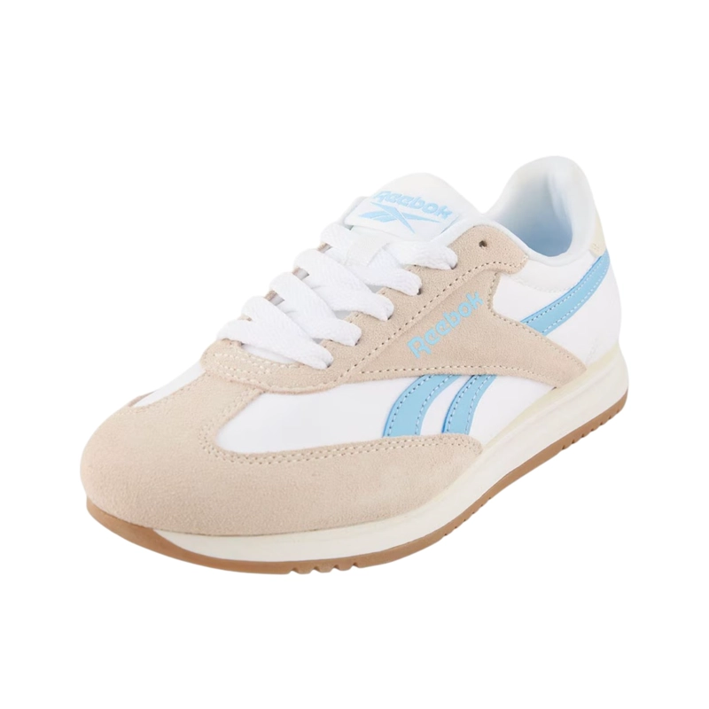 ZAPATILLAS REEBOK MUJER WORLD 70 BLANCO AZUL BEIGE - 3