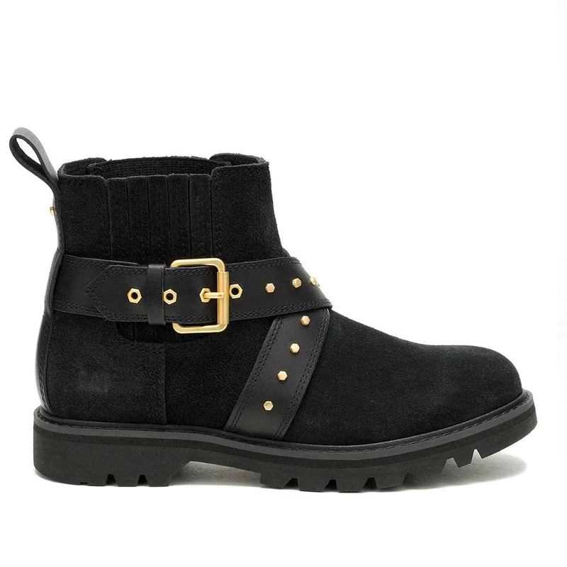 BOTIN MUJER GRADER EMBELLISH CHELSEA NEGRO CAT - 1