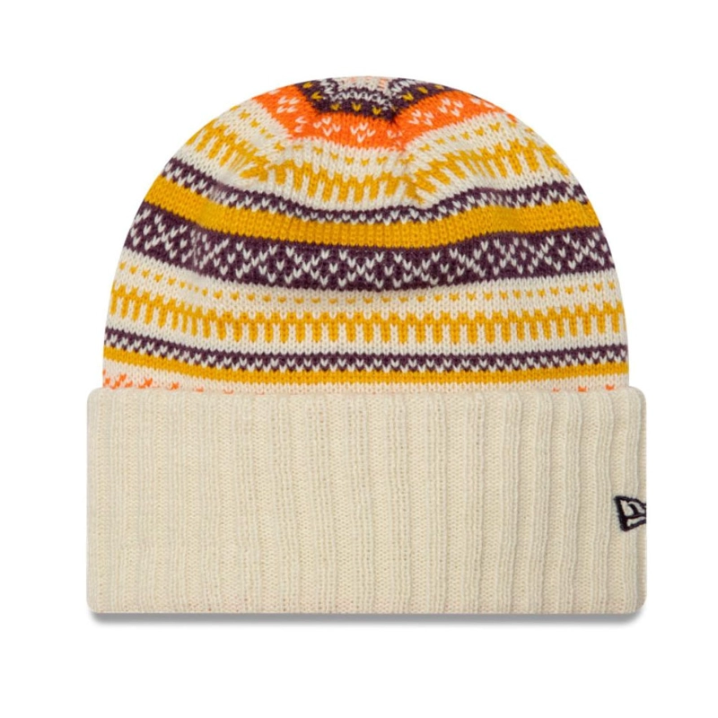 BEANIE NEW ERA DE MUJER FAIRISLE BEANIE LIGHT BEIGE - 1