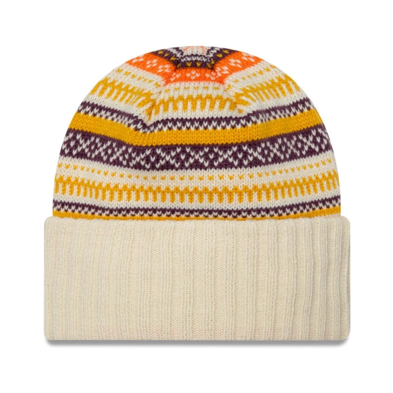 BEANIE NEW ERA DE MUJER FAIRISLE BEANIE LIGHT BEIGE - 2