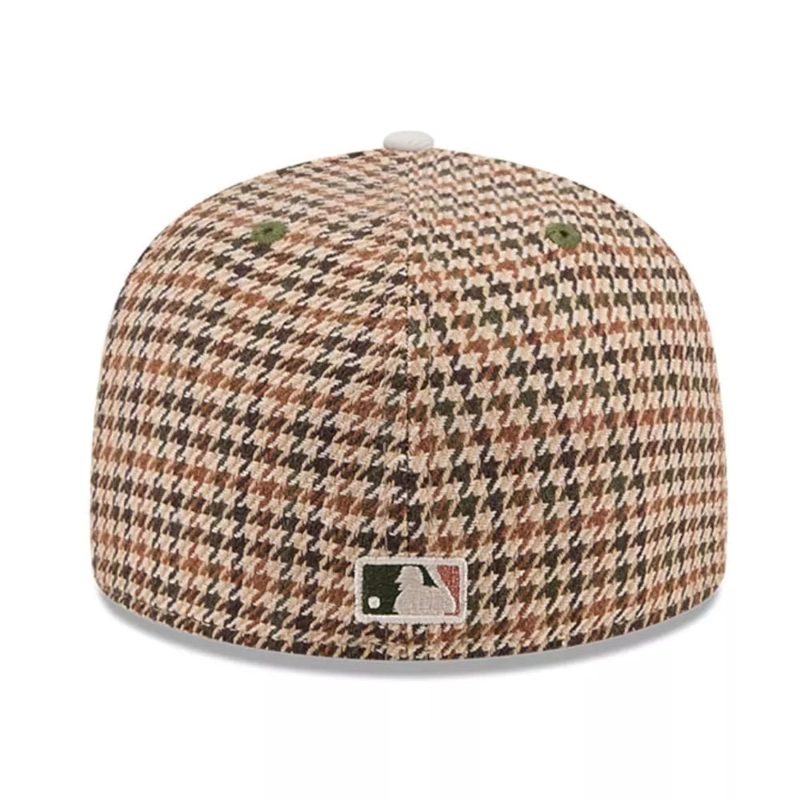 JOCKEY GORRO NEW ERA 59FIFTY NEW YORK MLB HOUNDSTOOTH OPEN CAFE - 4