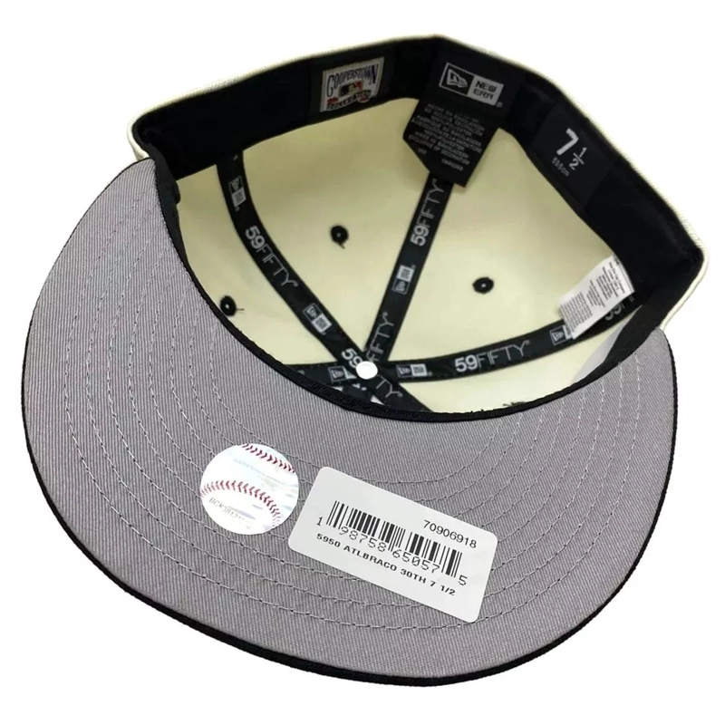JOCKEY GORRO NEW ERA 59FIFTY ATLANTA BRAVES MLB - 5