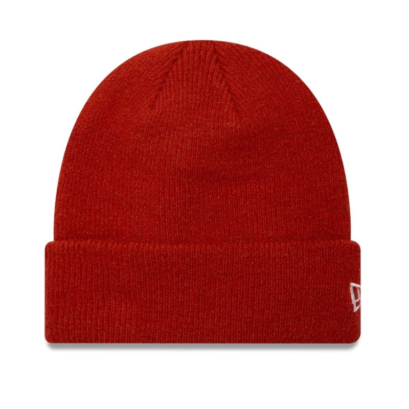 BEANIE NEW ERA SEASONAL MOHAIR BEANI RUST COPPER - 1