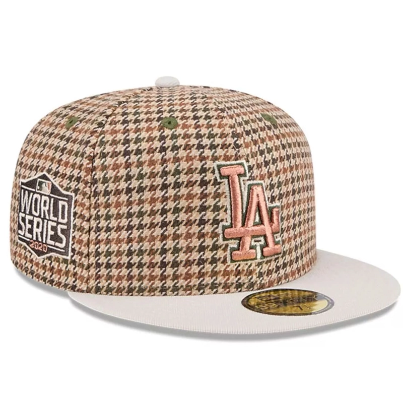 JOCKEY GORRO NEW ERA 59FIFTY LOS ANGELES DODGERS MLB HOUNDSTOOTH OPEN CAFE - 3