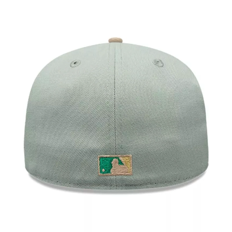 JOCKEY GORRO NEW ERA 59FIFTY CHICAGO WHITE SOX MLB GREEN CAMEL - 4