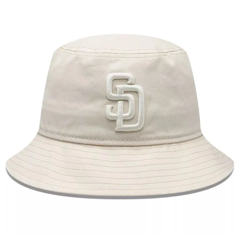 GORRO BUCKET NEW ERA NEW YORK YANKEES BEIGE - 1