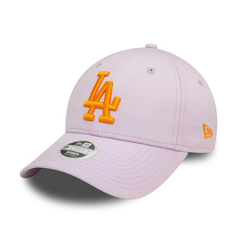 JOCKEY GORRO NEW ERA 9FORTY MUJER LOS ANGELES DODGERS LEAGUE ESSENTIALS VIOLETA OSFM - 1