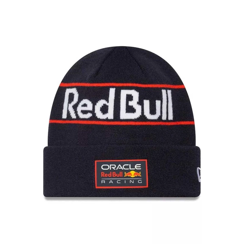 BEANIE NEW ERA TEAM WORDMARK CUFF KNIT RED BULL RACING - 1