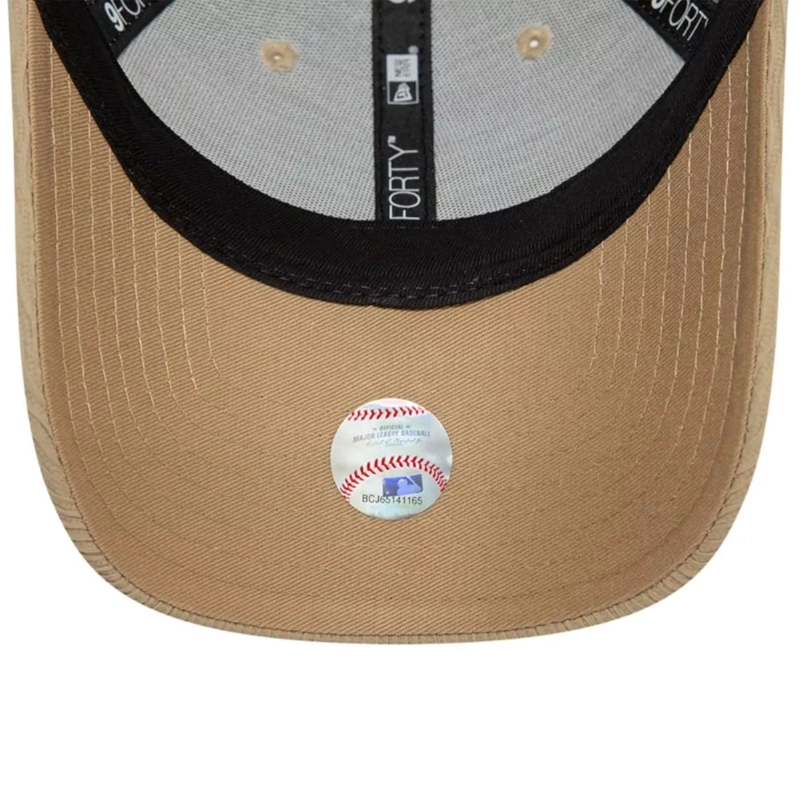 JOCKEY GORRO NEW ERA MUJER 9FORTY CHICAGO WHITE SOX MLB RUCHING BEIGE - 5