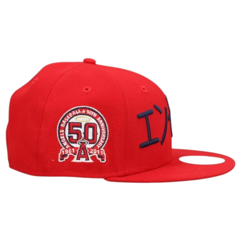 JOCKEY GORRO NEW ERA ANAANGCO 59FIFTY ROJO - 2