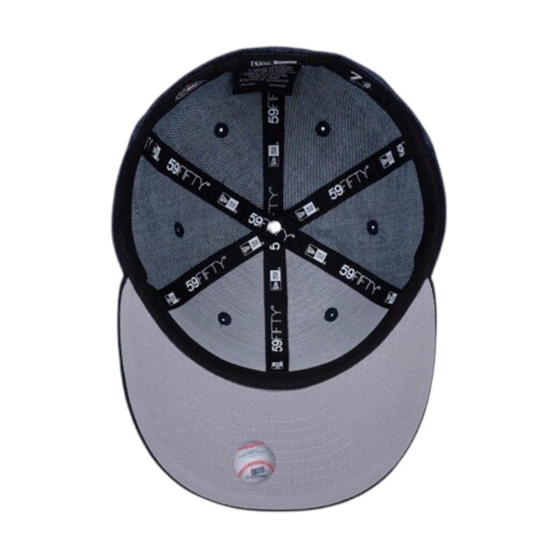 JOCKEY GORRO NEW ERA 59FIFTY NEW YORK YANKEES MLB DENIM 2TONE - 5