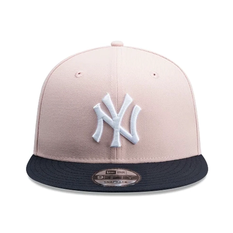 JOCKEY GORRO NEW ERA 9FIFTY NEW YORK YANKEES NAVY ROSADO - 1