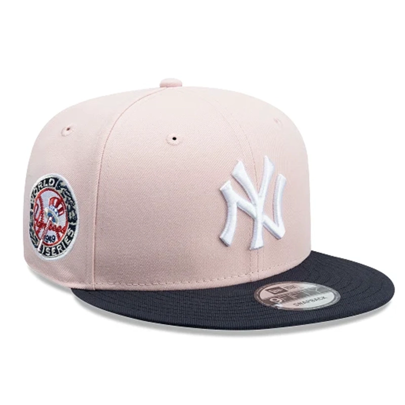 JOCKEY GORRO NEW ERA 9FIFTY NEW YORK YANKEES NAVY ROSADO - 2