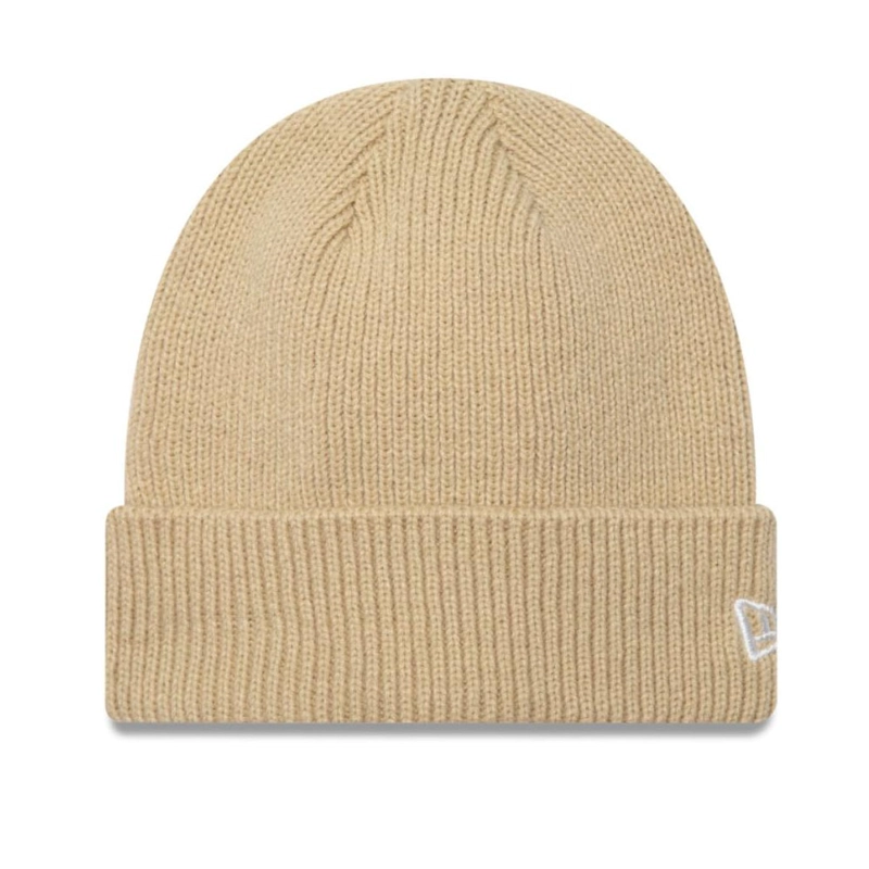BEANIE NEW ERA WOOL CUFF BEANIE LIGHT BEIGE - 1