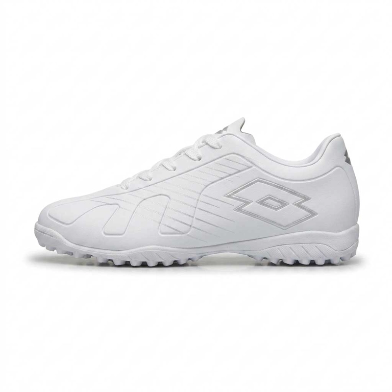 ZAPATO BABY FUTBOL JUVENIL LOTTO FIORE JR TF BLANCO - 2